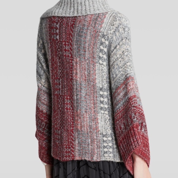 Free People 'Willow' poncho style sweater - Picture 8 of 9